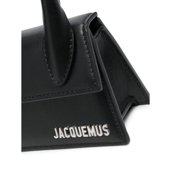 Jacquemus Le Chiquito Mini Leather Black Leather Handbag (Pre-Owned)